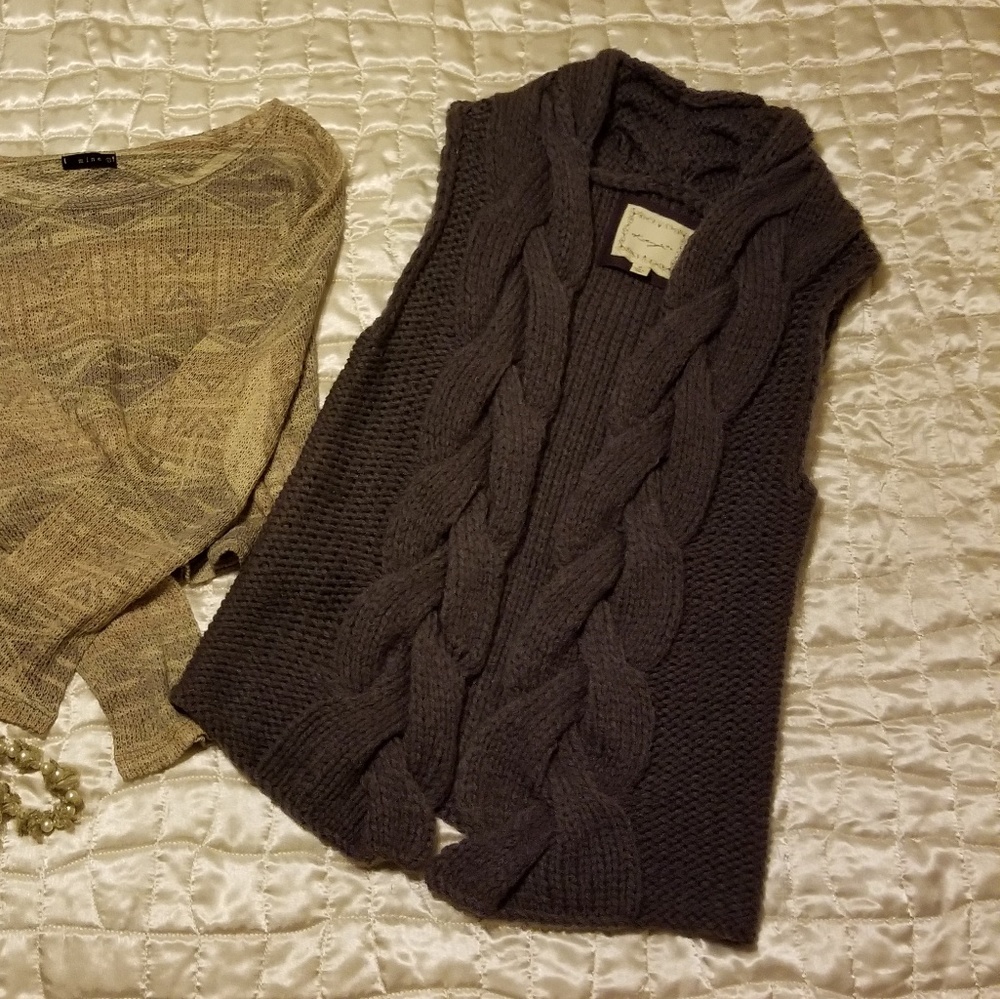Anthropologie Kenji sweater vest